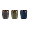 Tasse expresso irizia en gres 3 coloris assortis 20cl