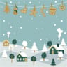 20 serviettes 3 plis 33x33cm winter hill