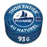 Petit navire thon naturel démarche reponsable 93g