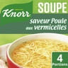 Knorr soupe deshydratee poule aux vermicelles sachet 4 assiettes 63g