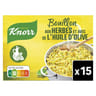 Knorr bouillon aux herbes et avec de l'huile d'olive 15 tablettes 150g