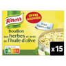 Knorr bouillon aux herbes et à l'huile d'olive 15 tablettes 150g