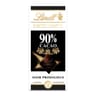 Lindt excellence tablette de chocolat noir 90% cacao 100g
