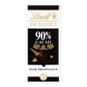 Lindt excellence tablette de chocolat noir 90% cacao 100g