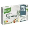 Knorr bouillon cubes de légumes sans sel x8 72g
