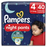 Pampers baby-dry night couches culottes taille 4 x40