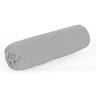 Drap housse 140x190 uni gris perle 57 fils