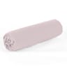Drap housse 140x190 uni rose clair 57 fils
