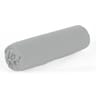 Drap housse 160x200 uni gris perle 57 fils