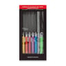 Coffret 6 couteaux laguiole multicolores