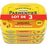 Parmentier sardines huile 135gx3 405g