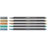 Boîte métal 6 stabilo pen 68 metallic - assortis