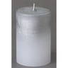 Bougie foggy 10 cm argent