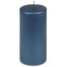 Bougie cylindrique rustic-glanz 120/58mm bleu nuit