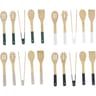 Ustensiles de cuisine bambou x5