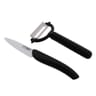 Lot office et eplucheur ceramic sur carte brochable