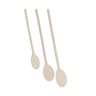 3 cuillères en bois 25-30-35cm