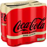 Coca Cola sans sucres sans caféine boite 6x33cl
