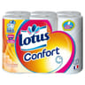Lotus Confort "50ans" rose et blanc 12 rouleaux