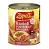Zapetti ravioli pur boeuf francais au blé complet - plat cuisiné 800g