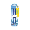 2 stylo billes flexfrip ultra rétractables, bleu