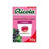 Ricola sans sucres cassis stevia boite de 50g