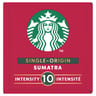 Starbucks by Nespresso sumatra capsule café torréfaction brune x10 - 55g