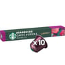 Starbucks by Nespresso verona, capsule café torréfaction brune x10 - 55g