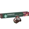 Starbucks by nespresso café capsules italian roast 10 capsules 56g