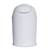 Poubelle swing plastique blanc 5 litre