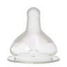 2 tétines silicone base large 3 vitesses 0-6 mois lait infantile Tigex