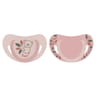 2 sucettes smart planet koala silicone 18-36 mois rose Tigex