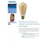 Philips ampoule LED 40w spot blanc chaud claire ambrée dimmable