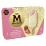 Magnum chocolat blanc & fraise 4x100ml 324g