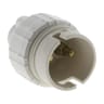 Prodelect douille b22 blanc nylon d8 passe fil