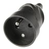 Prodelect fiche femelle droite 16a + t noire