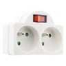 Promelect biplite 16a + t avec interrupteur