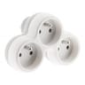 Zenitech triplite 3x16a façade blanc/gris