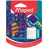 Maped gomme/taille crayon connect pixel party