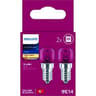 Philips ampoules incandescentes pour four tube e14-15.4w  boîte de 2