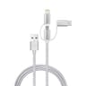 Câble de charge /cordon smartphone 3 en1 Micro.USB - IPhone - TYPE C