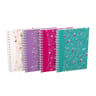 Oxford carnet floral intégral a6 100 pages 90 grammes petits carreaux