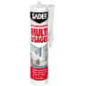 Sader mastic étanchéïté multi-usage translucide 280ml