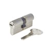 Yale cylindre de serrure débrayable série 1000+, 30x30mm, nickelé, 6 goupilles, 4 clés réversibles