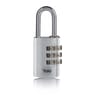 Yale cadenas aluminium à combinaison 28mm argent anse acier 3 chiffres