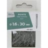 Pointe tête homme acier 1.6x30mm 150 gr