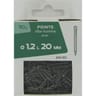 Pointe tête homme acier 1.2x20mm 110 gr