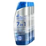 Head & Shoulders mixte shampooing 7en1 multiaction 3x250ml
