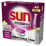 Sun tablettes lave-vaisselle tout en 1 expert plus citron 40 lavages 0.7kg