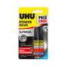 Uhu colle power glue ultra rapide gel 2 x 3grammes